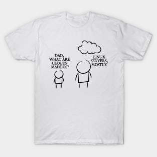 Clouds - Linux Server - Funny Programming Jokes T-Shirt